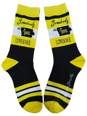 Somebody in Iowa Loves Me Women's Socks