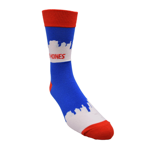 Des Moines Skyline Men's Socks