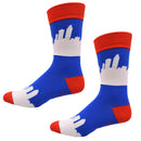 Des Moines Skyline Men's Socks-4