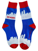 Des Moines Skyline Men's Socks-1