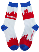 Des Moines Skyline Women's Socks-1