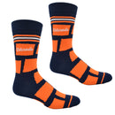 Colorado Shapes in Orange and Blue Men's Socks-2