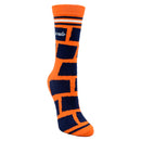 Colorado Shapes in Orange and Blue Womens Socks-3