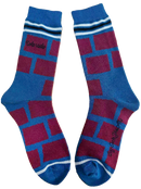 Colorado Shapes in Red, Blue and Silver Women's Socks-1