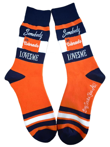 Someone in Colorado Loves Me Men's Socks