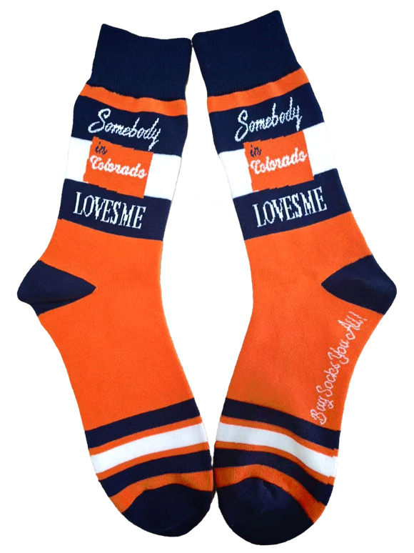 Someone in Colorado Loves Me Men's Socks