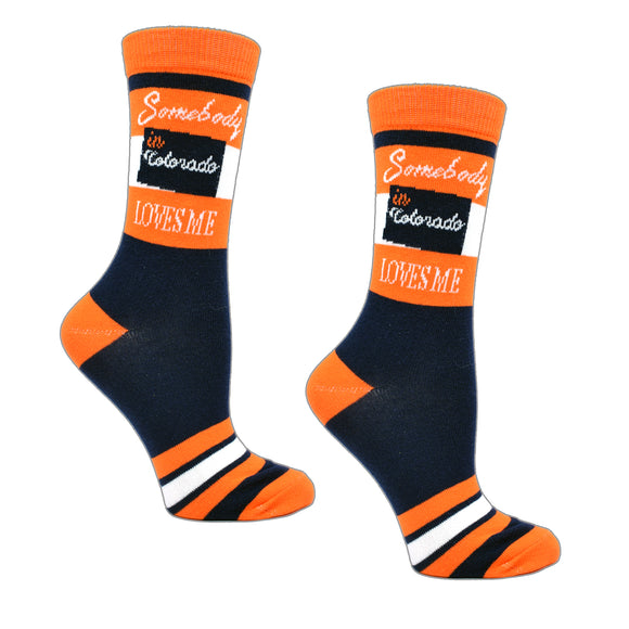 Someone in Colorado Loves Me Women's Socks