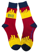 Denver Skyline Men's Socks-1