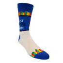 Fancy Reading Socks Men's Socks-3