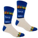 Fancy Reading Socks Men's Socks-2