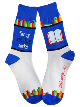 Fancy Reading Socks Men's Socks