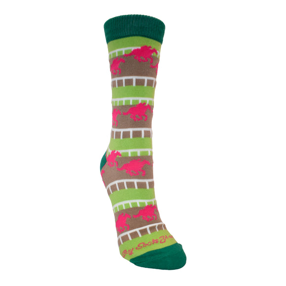 Derby Horses on Track Women's Socks