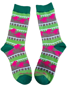 Derby Horses on Track Women's Socks