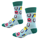 Silks and Horseshoes Men's Socks-4