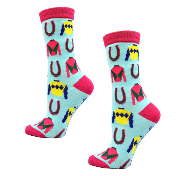 Silks and Horseshoes Women's Socks