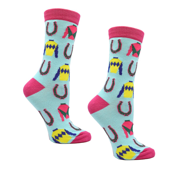 Silks and Horseshoes Women's Socks