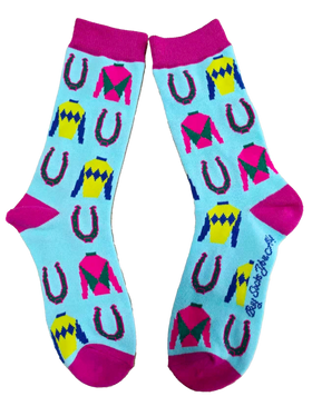 Silks and Horseshoes Women's Socks
