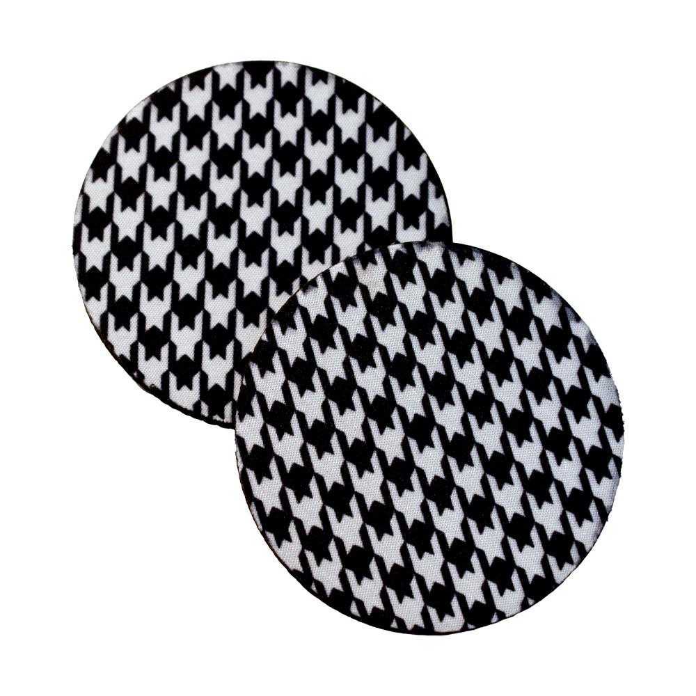 Houndstooth Pattern Car Coaster