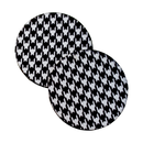 Houndstooth Pattern Car Coaster-2