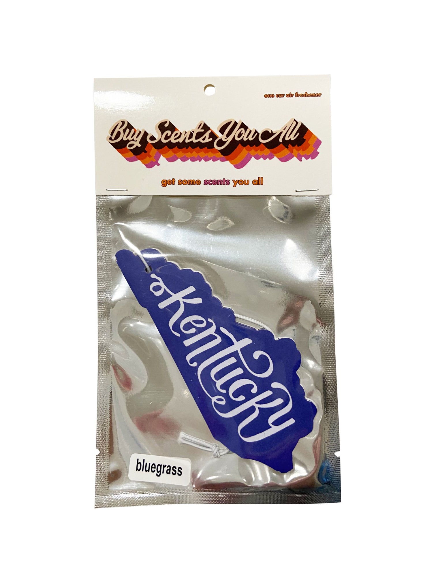 Kentucky Script Blue Air Freshener