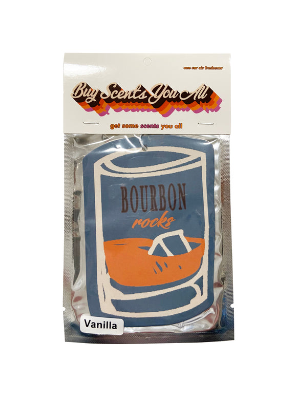 Bourbon Rocks Air Freshener