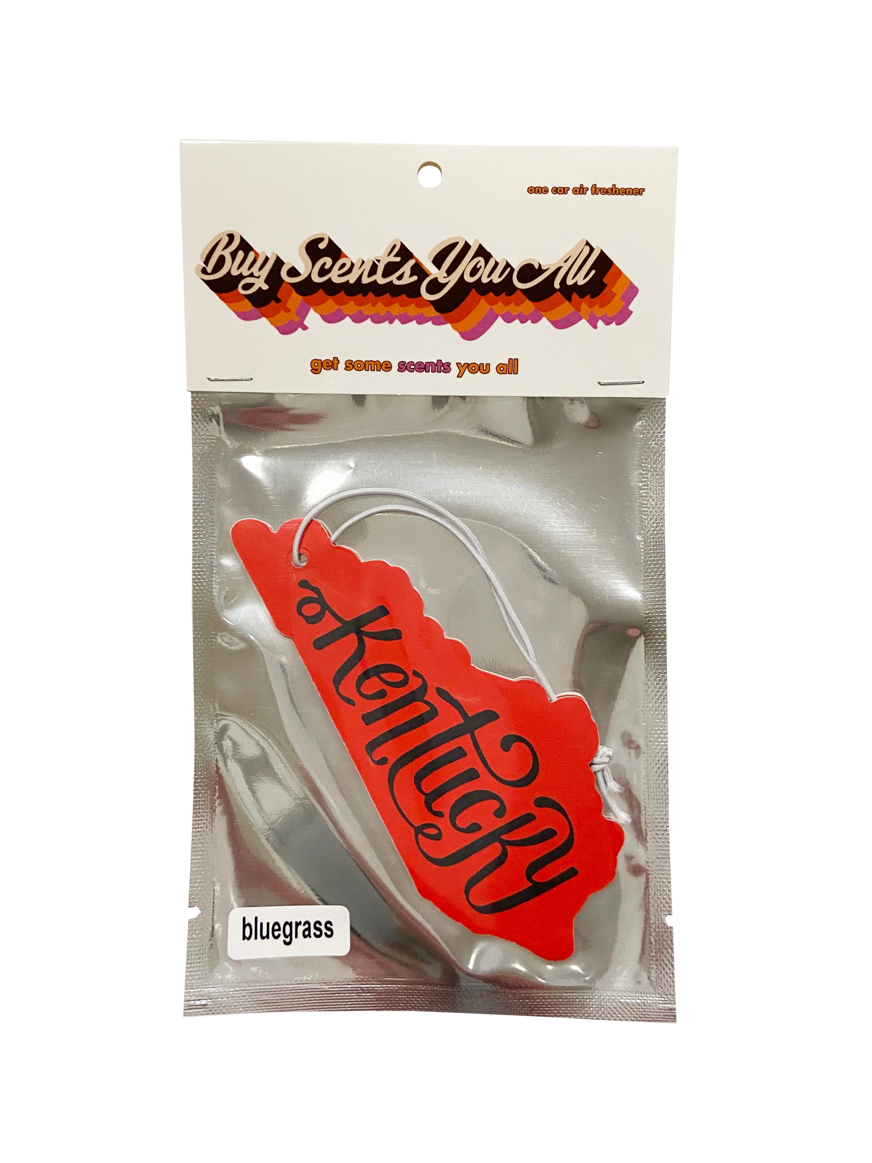 Kentucky Script Red Air Freshener