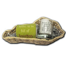 Better to Be Full of Bourbon Sock with Better to Be Full of Bourbon Rocks Glass Gift Basket-2