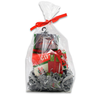 Carefully Selected Gift Men's Sock and Ornament Gift Basket