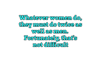 Women Do It Twice as Well Sticker