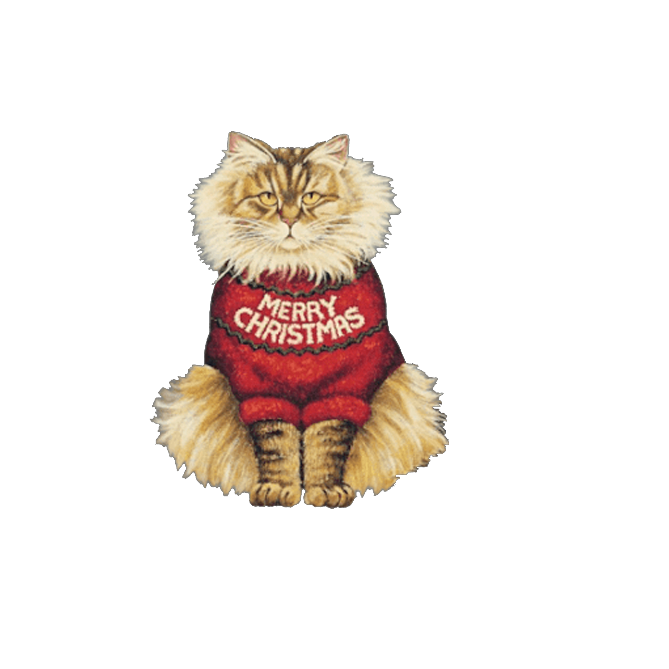 Christmas Cat Sticker