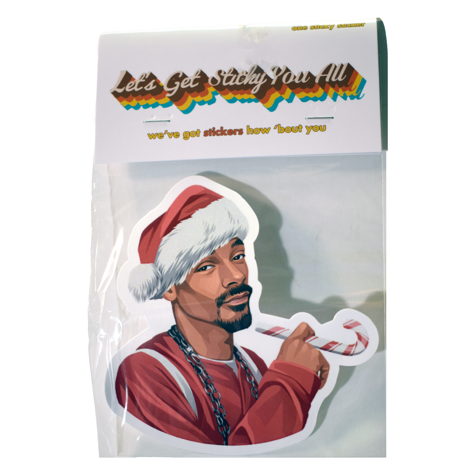 Christmas Snoop Dogg Sticker