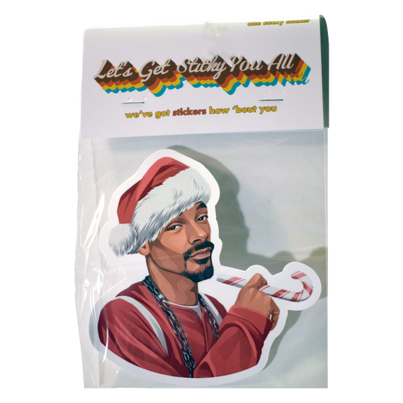 Christmas Snoop Dogg Sticker