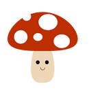 Happy Mushroom Sticker-1