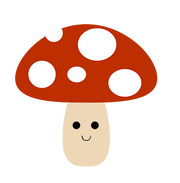 Default Title Happy Mushroom Sticker