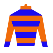 Default Title Derby Silk in Blue and Orange Sticker