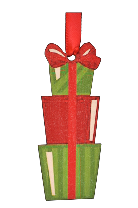 Carefully Selected Gift Men's Sock and Ornament Gift Basket