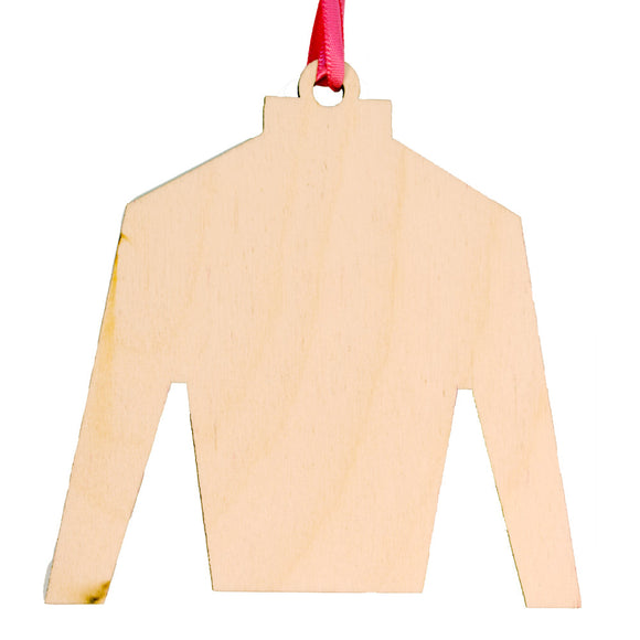 Derby Silk in Pink and Yellow Ornament