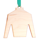 Derby Silk in Teal and Yellow Ornament-2