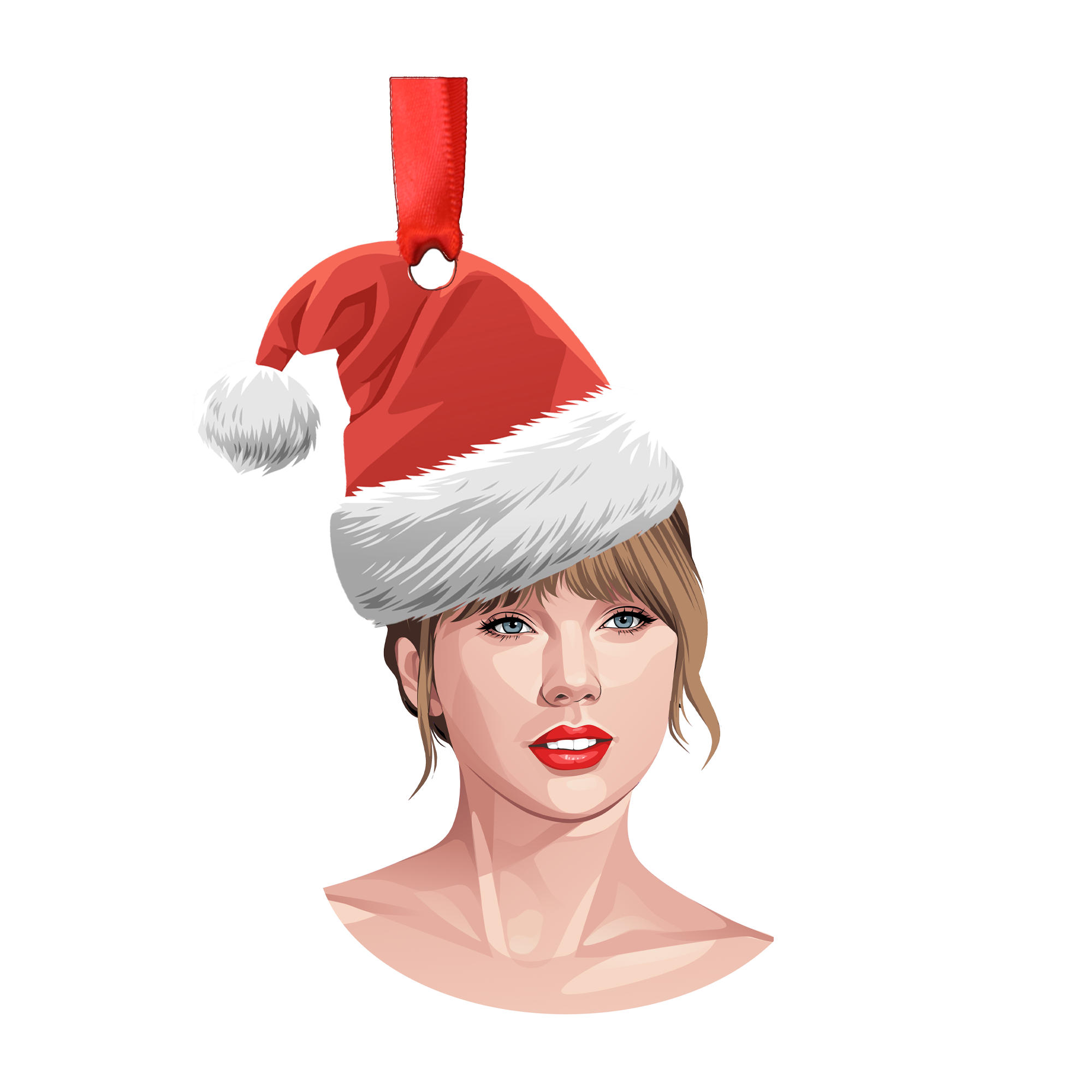 Taylor Swift Wooden Ornament
