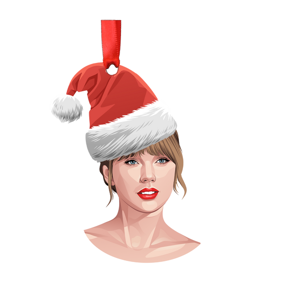 Pop Star Wooden Ornament