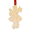 Vintage Christmas Lady with Cat Ornament-2