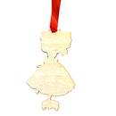 It's Christmas Vintage Lady with Sign Ornament-2