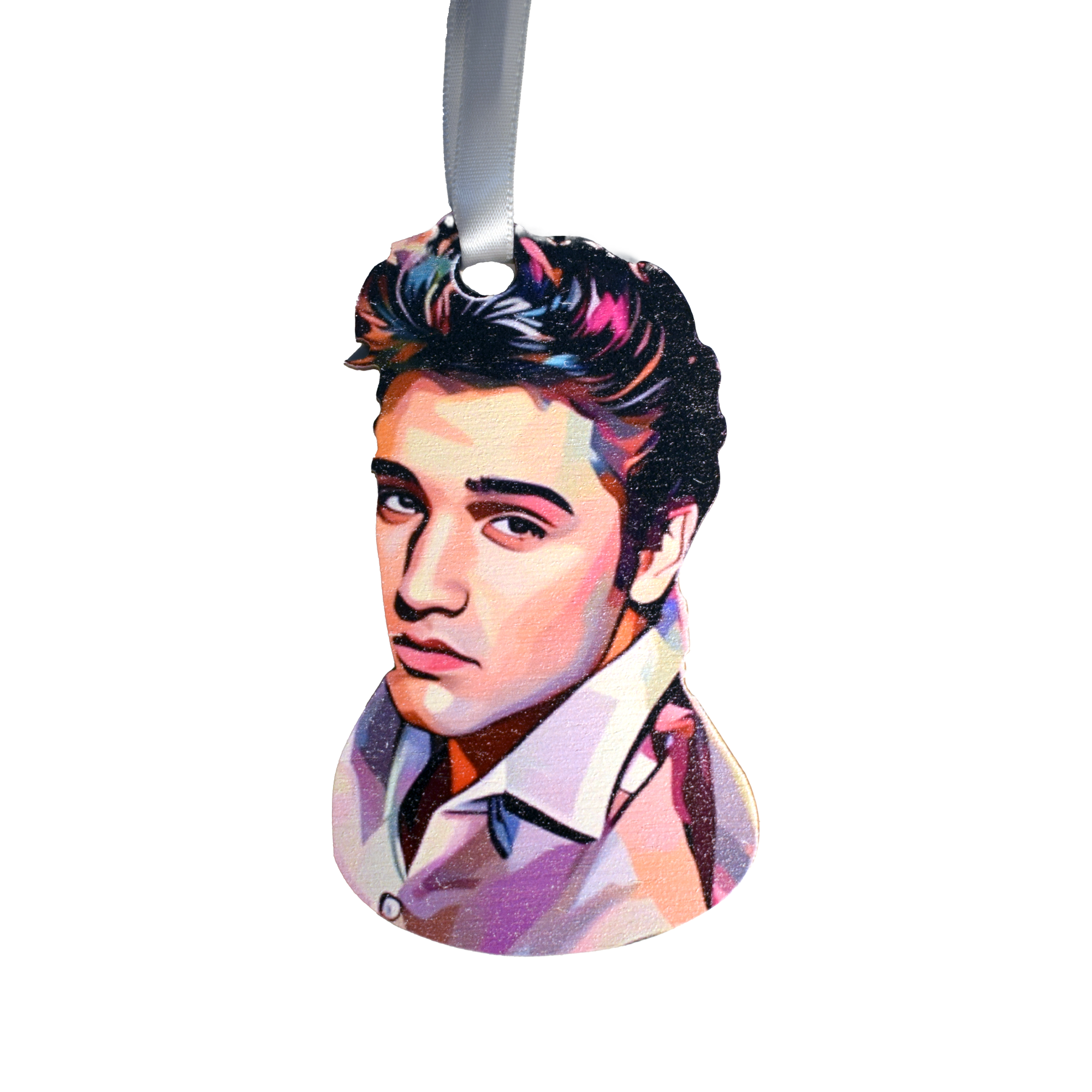 Elvis Wooden Ornament