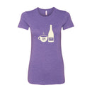 Wine and Latte AM PM Women's T-Shirt-1