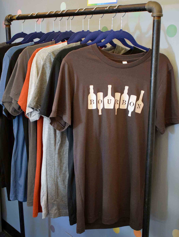 Bourbon Bottles Unisex T-Shirt