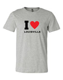 I Love Louisville Unisex T-Shirt-1