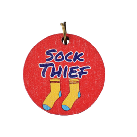Sock Thief Dog Tag