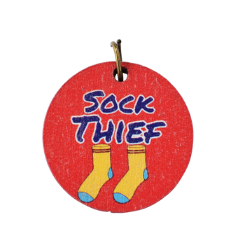 Sock Thief Dog Tag