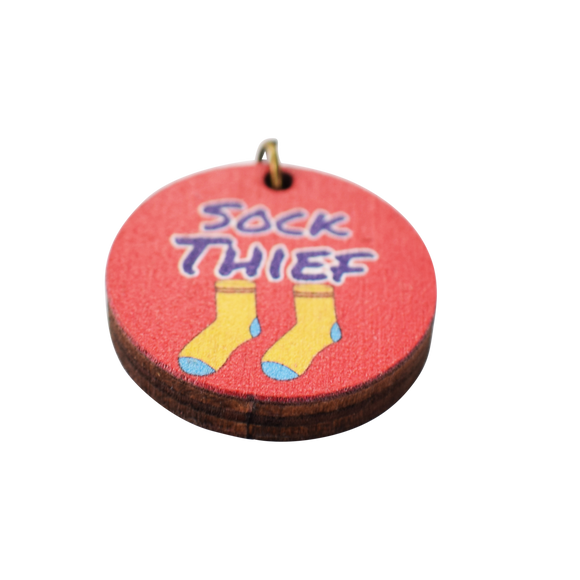 Sock Thief Dog Tag