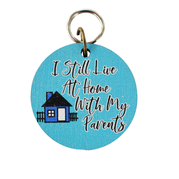 I Still Live at Home with My Parents Dog Tag